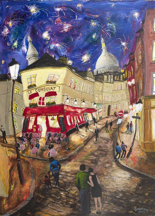 Painting of Montmartre by Michael Gutteridge