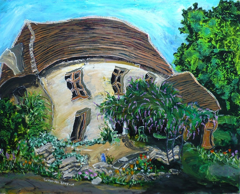 Painting of Moulin de Lassier, St Yriex, France by Michael Gutteridge