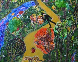 <i>Man on Mobile Phone No. 2 </i>(Acrylic on Board) Painted 2021.
FOR SALE. Contact for details. Painting by Michael Gutteridge